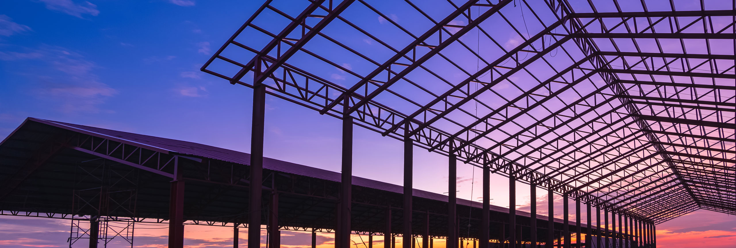 Endüstriyel çelik fabrika binası